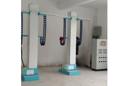 HDA rotating bell spray system for the user inspection and learning the installa